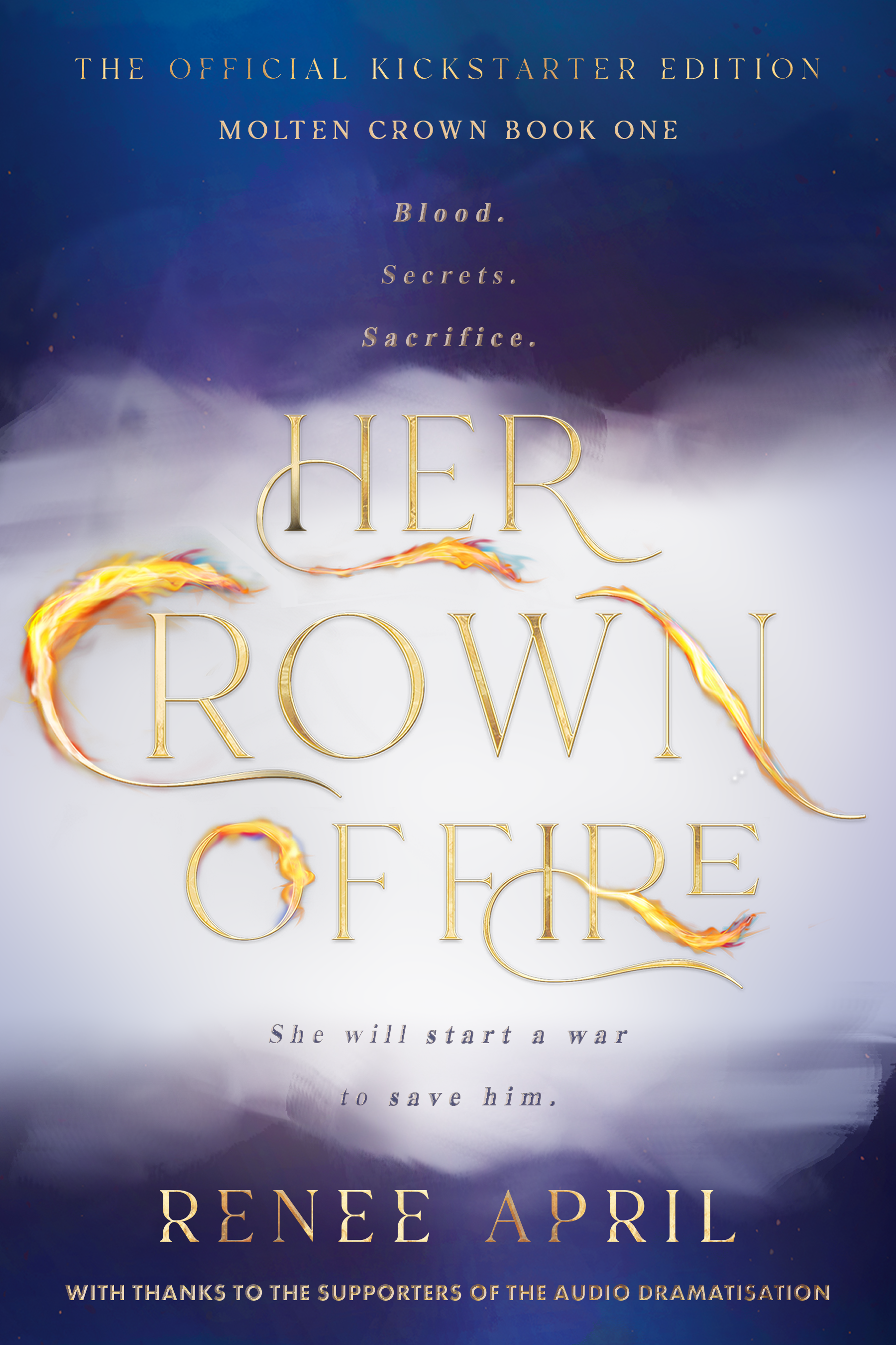 Her Crown of Fire (Molten Crown #1) by Renee April