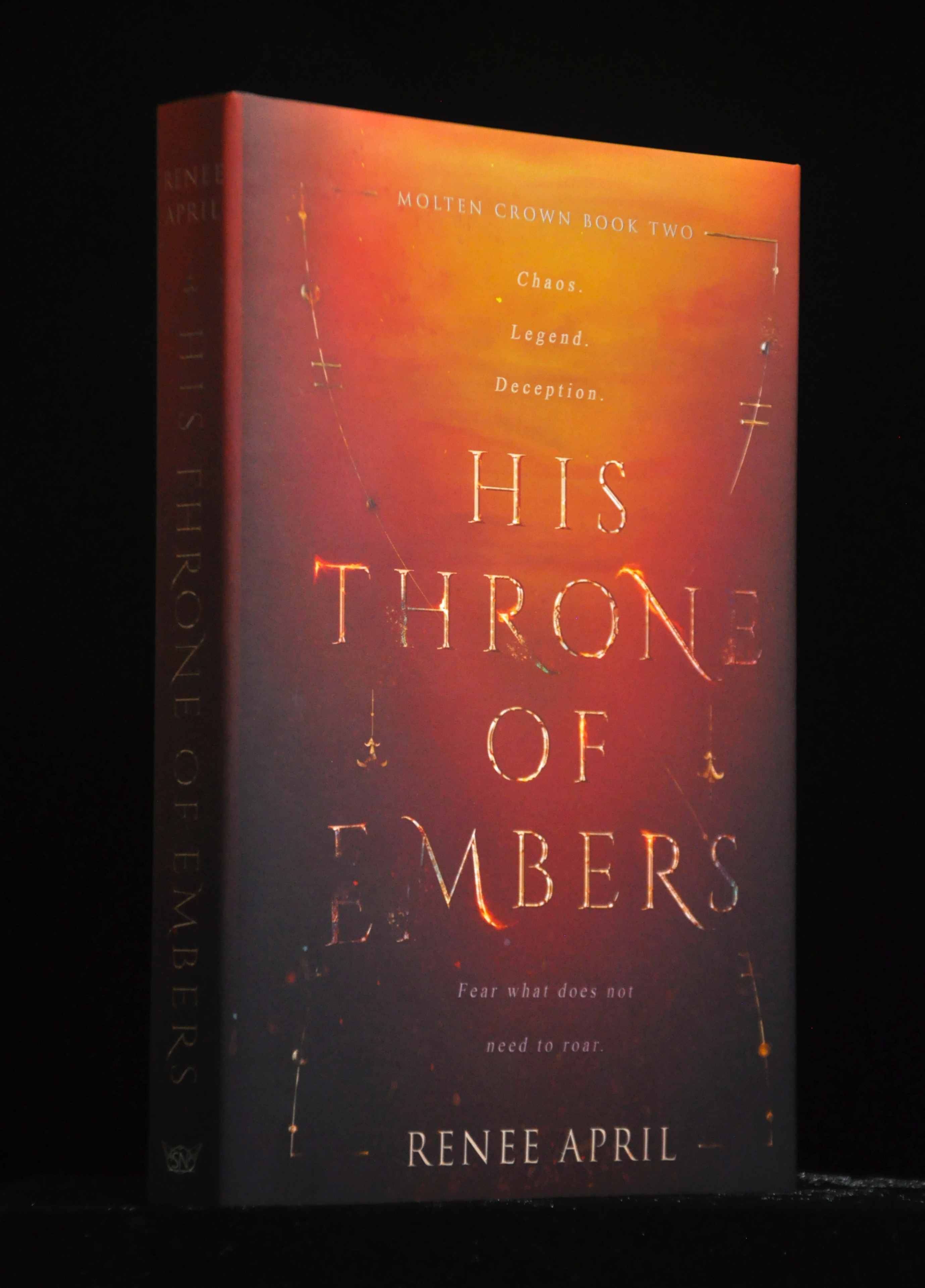 His Throne of Embers (Molten Crown #2) by Renee April