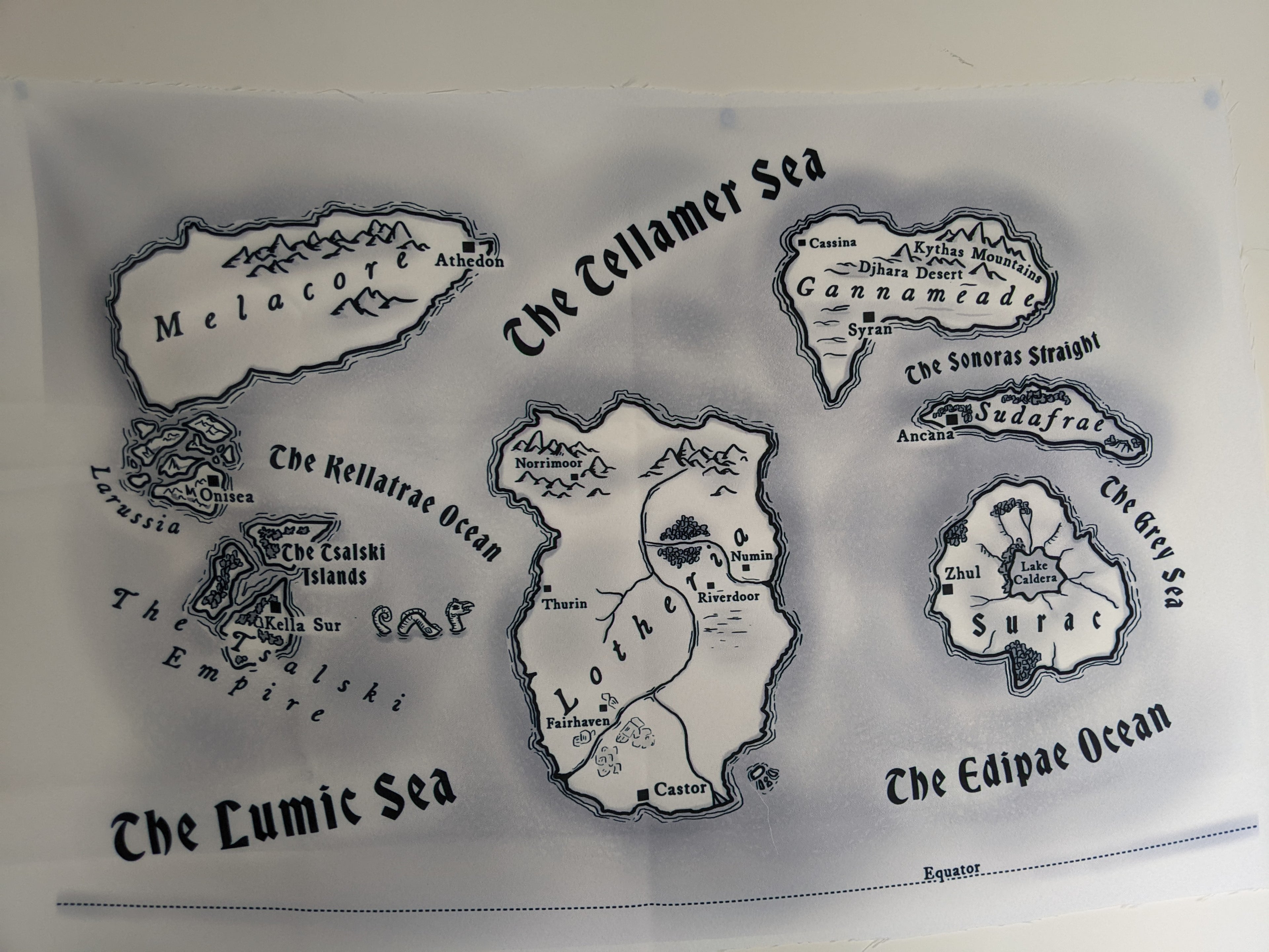 Official Molten Crown World Map