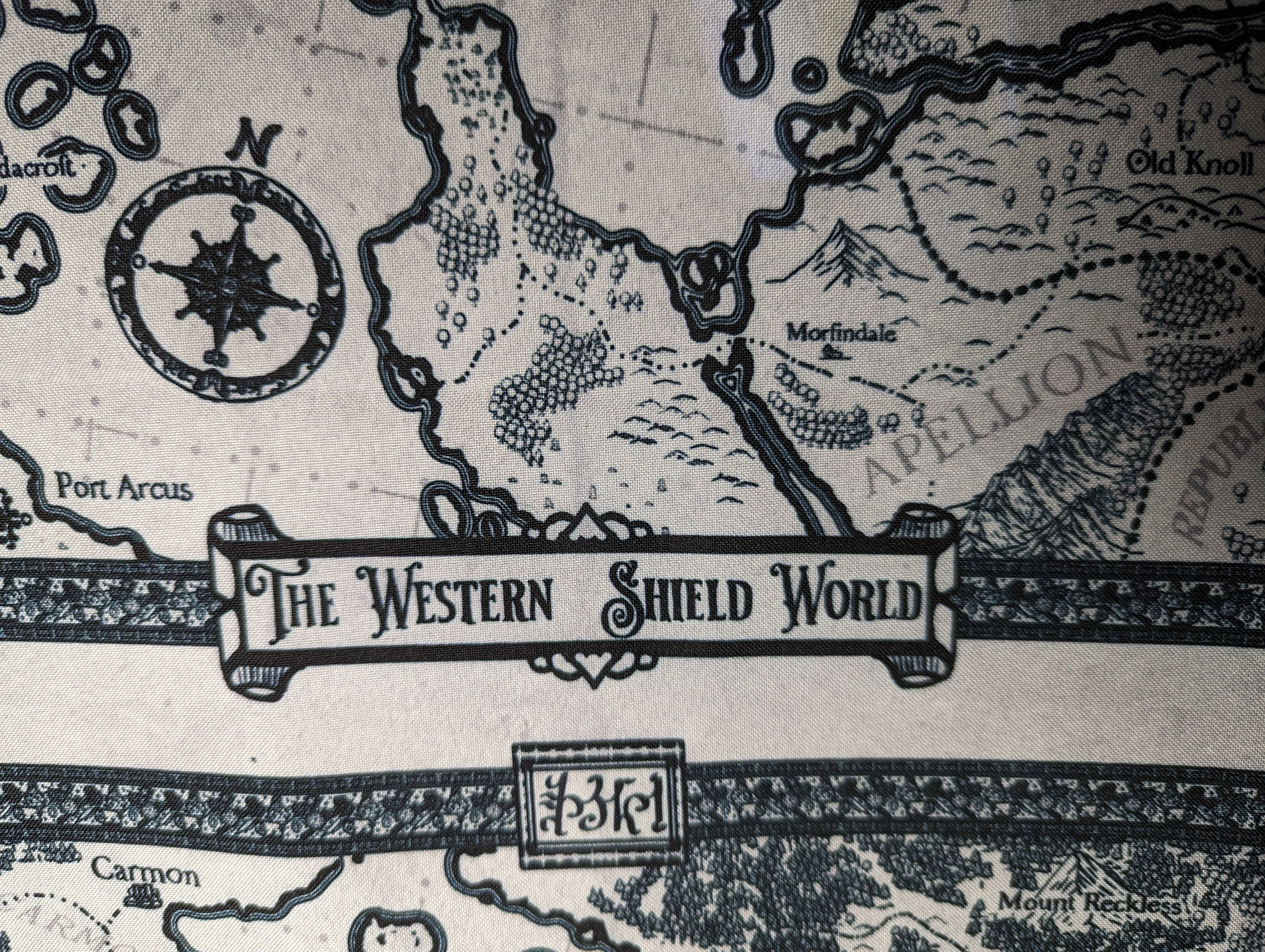 Official Western Shield World Map
